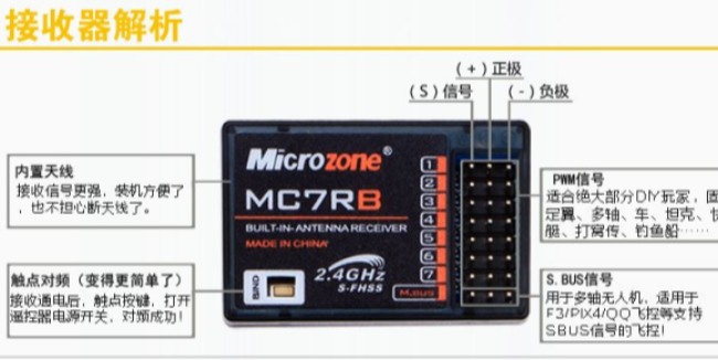 Arduino接收航模遥控器RC接收机的PWM数据